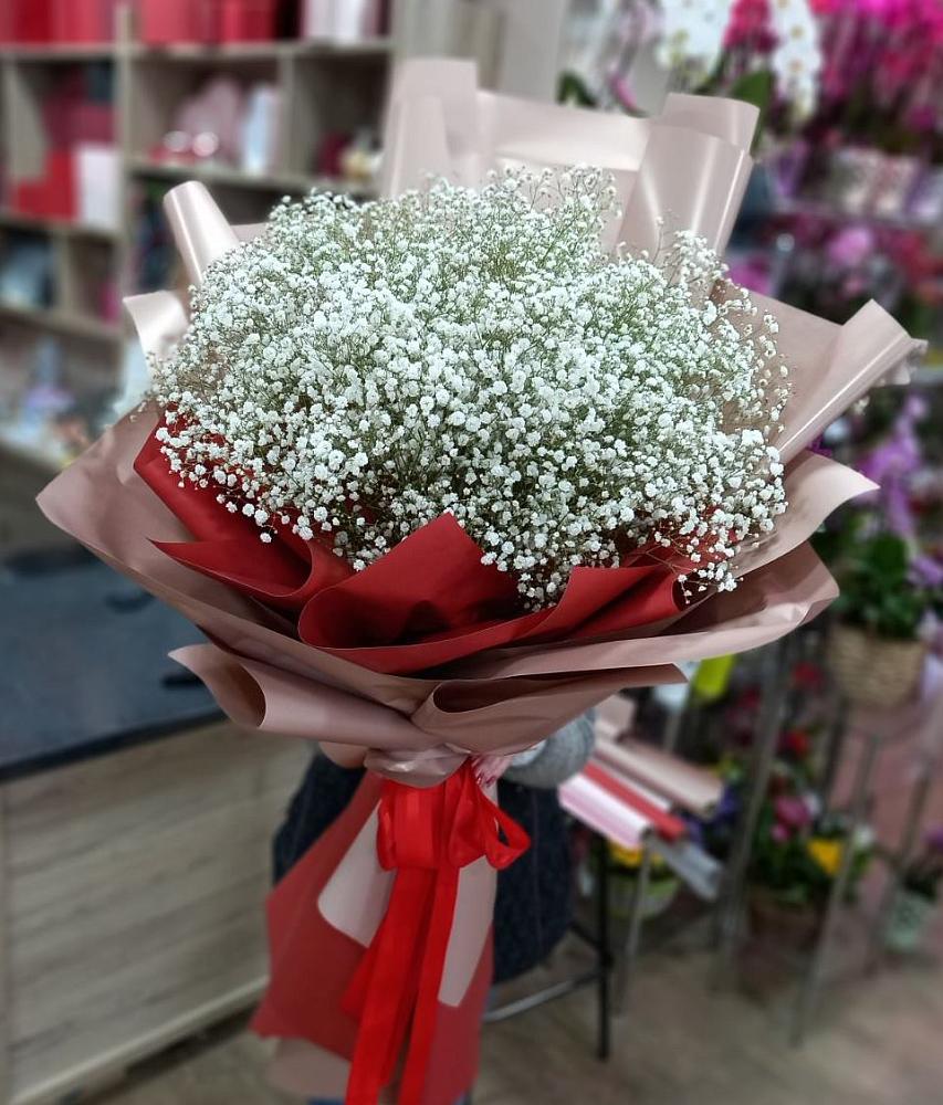 Букет Белые хлопья в Зауральском Букет цветов из: Гипсофила в Зауральском