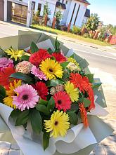 Букет цветов из:  Герберы #REPLACE_PRED# Зауральском